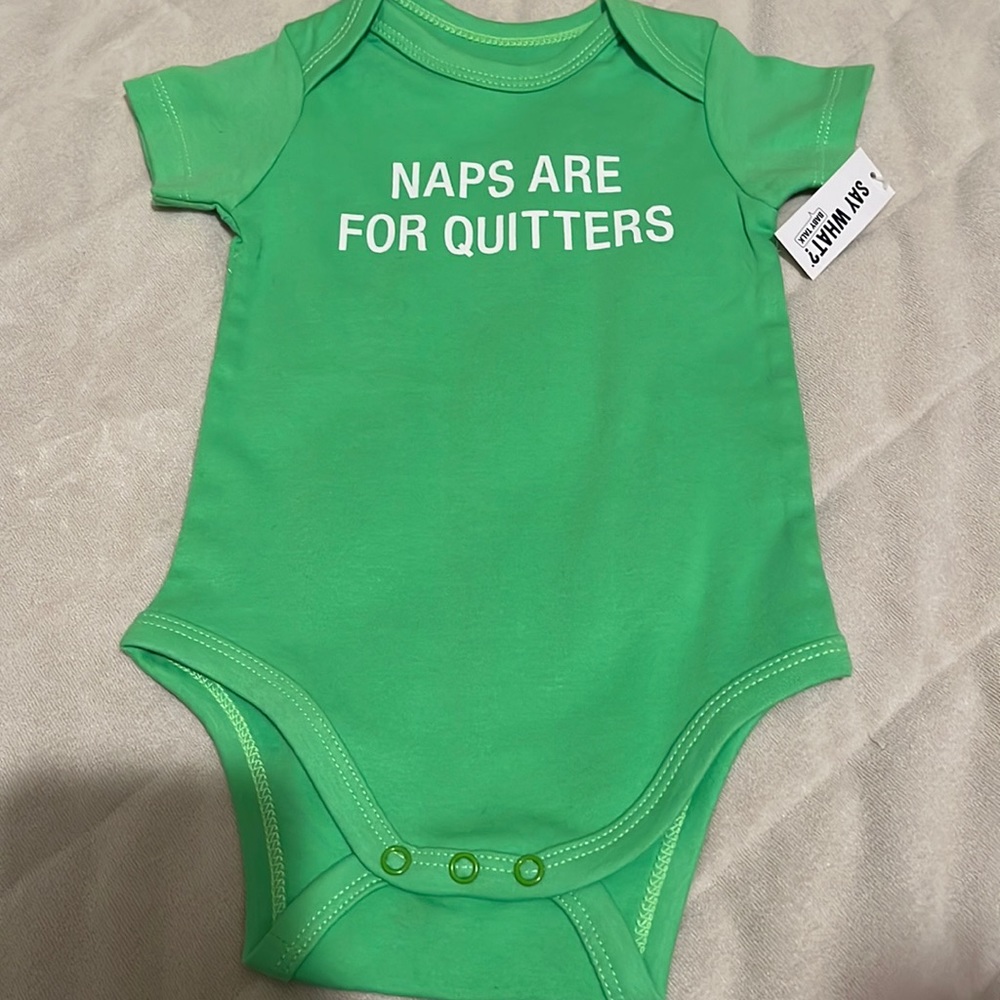 Infant onesie by Say What